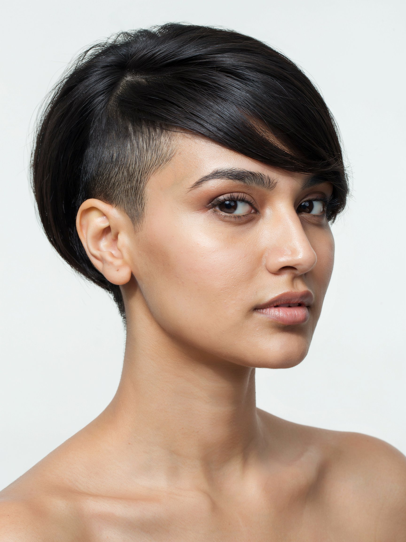 Side-Shaved Pixie
